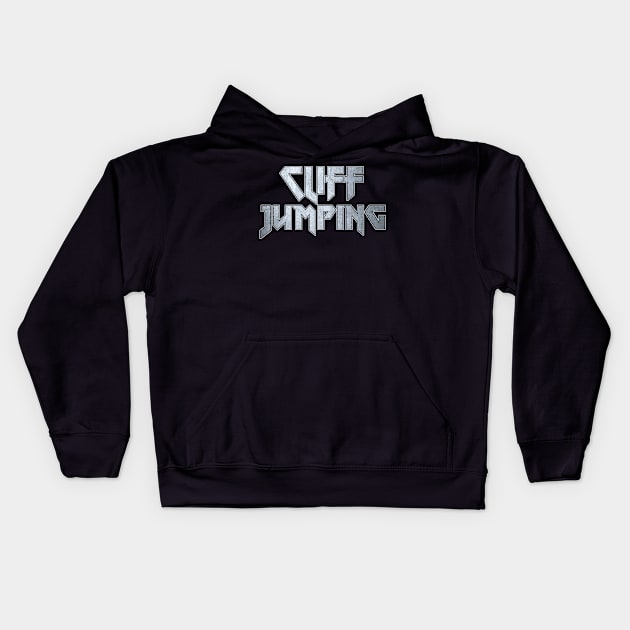 Cliff Jumping Kids Hoodie by Erena Samohai